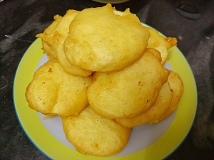 Stuffed Potato in Chilli Garlic Sauce