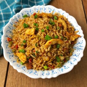 Fried Brown Rice with Egg