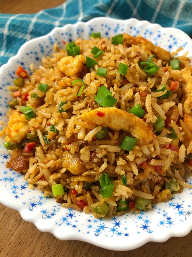 Fried Brown Rice with Egg