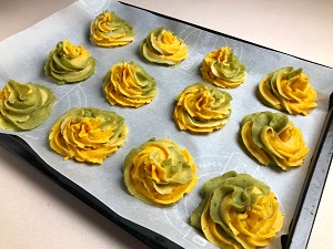 Tri-Coloured Mashed Potato Swirls for Independence Day
