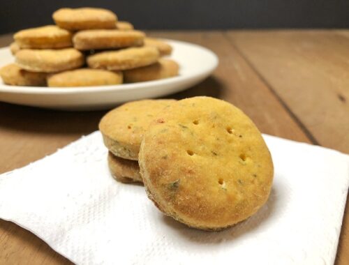 Quick Parmesan Biscuits Recipe - Made without Eggs and Butter