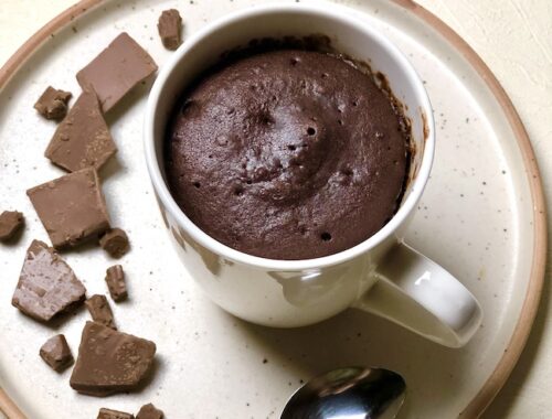 Eggless Chocolate Mug Cake Under 2 Minutes | Microwave Mug Cake Recipe