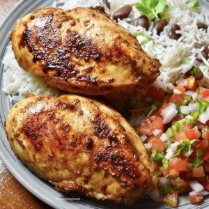 Easy Jamaican Jerk Chicken With Coconut Rice And Beans