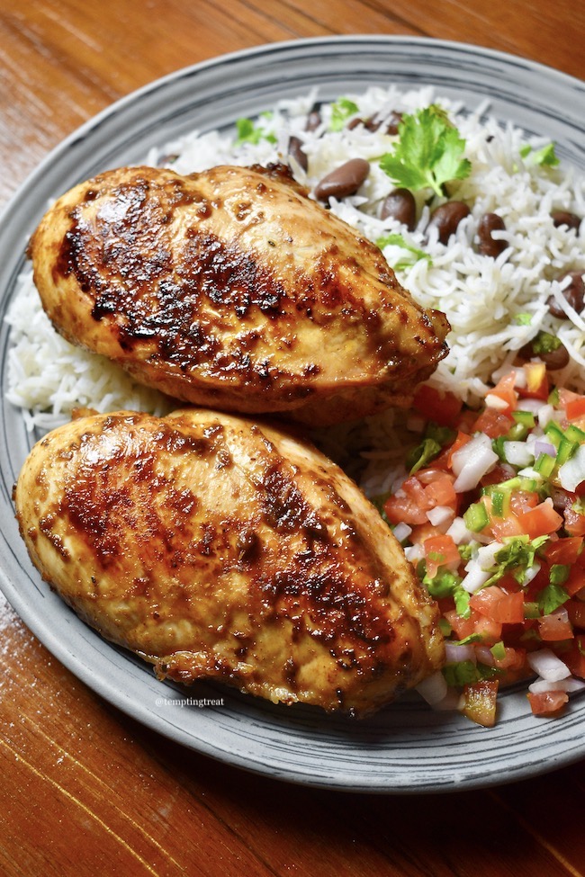 Easy Jamaican Jerk Chicken With Coconut Rice And Beans