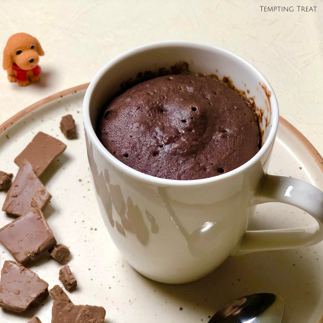 Eggless Chocolate Mug Cake Recipe Under 2 Minutes