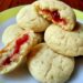 Eggless Strawberry Jam-Filled Cookies