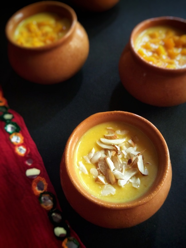 Mango Phirni | Mango Rice Pudding