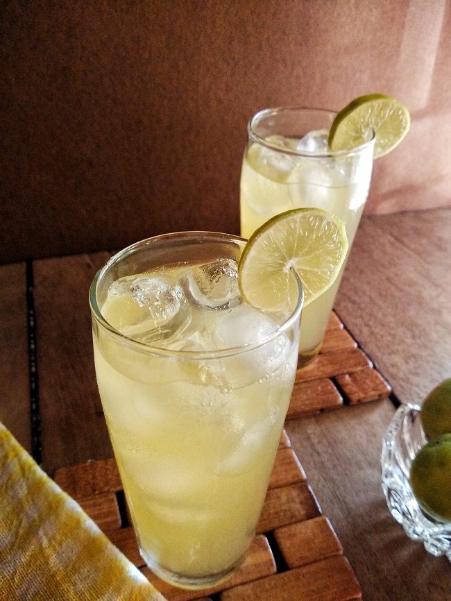 Fizzy Pineapple Lemonade | Non-alcoholic Cocktail