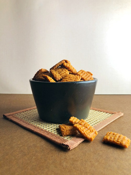 Baked Multigrain Chips | Homemade Chips with a Tangy Tomato Flavour