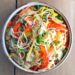 Stir-Fry Noodle Salad | Mushroom Noodle Salad with Lemon Sauce