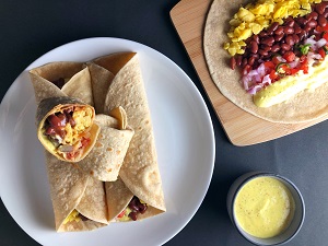 Scrambled Egg Burrito