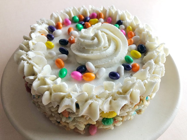 Rice Krispie Treats Cake