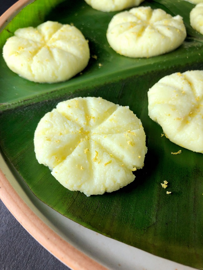 Lemon Sandesh Recipe