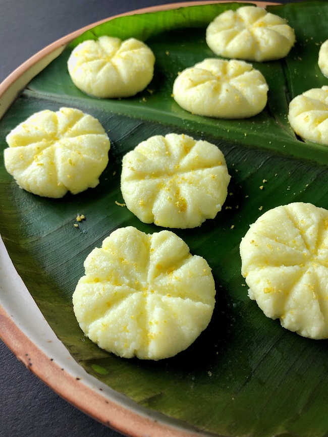 Lemon Sandesh Recipe