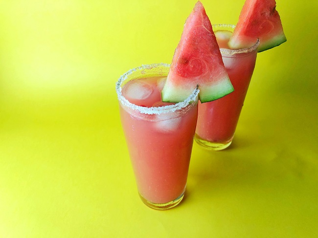 Watermelon and Pomegranate Mocktail | Summer Drinks