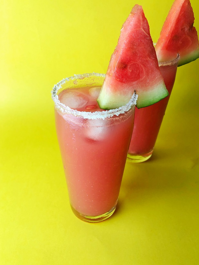 Watermelon and Pomegranate Mocktail | Summer Drinks