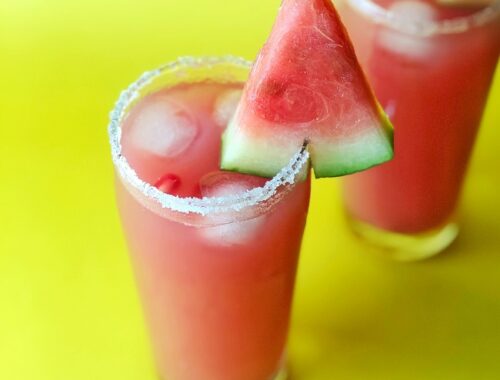 Watermelon and Pomegranate Mocktail | Summer Drinks