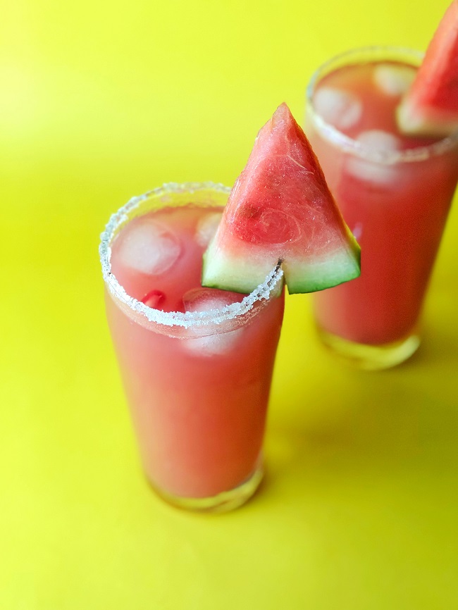 Watermelon and Pomegranate Mocktail | Summer Drinks