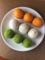 Tricolour Ladoo for Independence Day