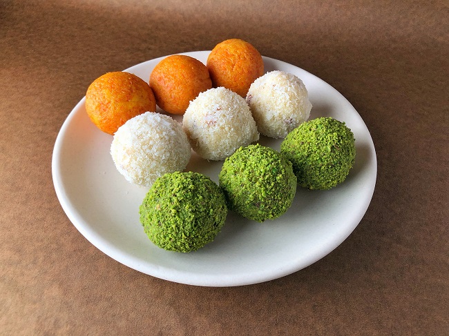 Tricolour Ladoo for Independence Day