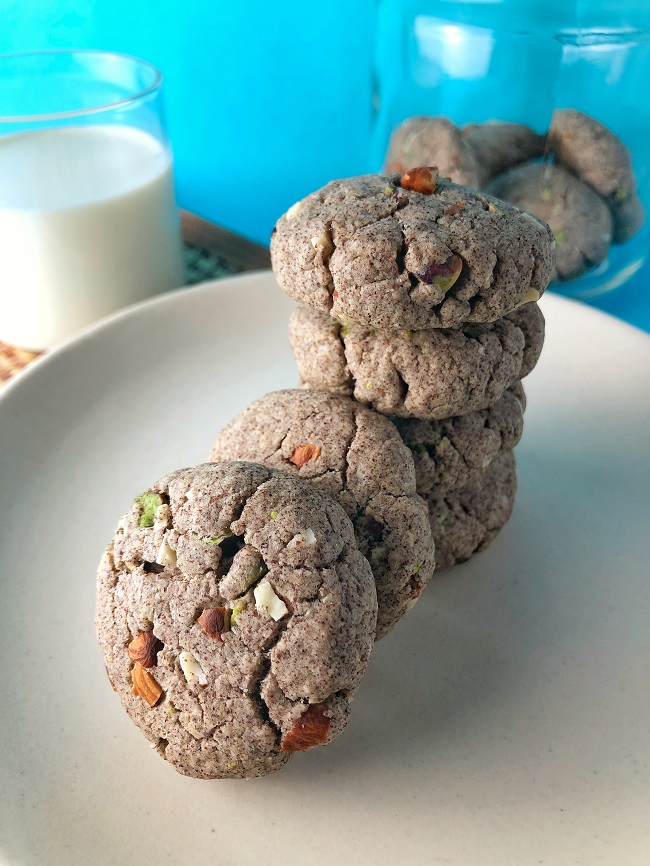 Healthy Ragi Cookies | Eggless Cookies Recipe