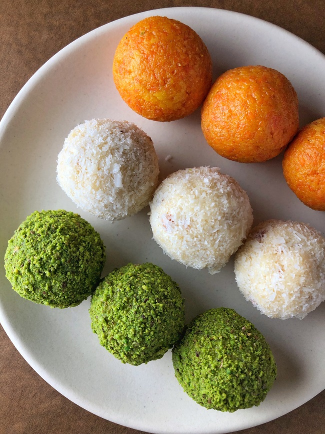 Tricolour Ladoo for Independence Day