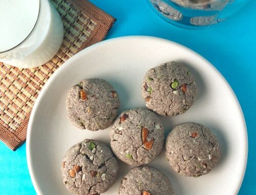 Healthy Ragi Cookies | Eggless Cookies Recipe