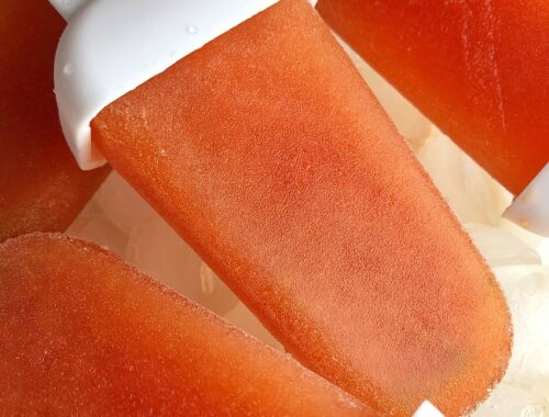 Orange Pomegranate Popsicles