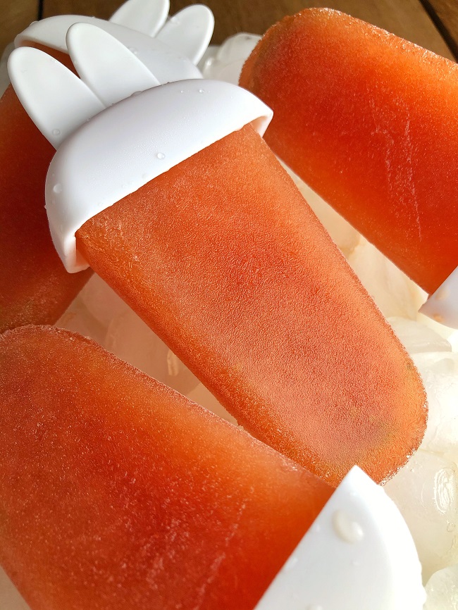 Orange Pomegranate Popsicles