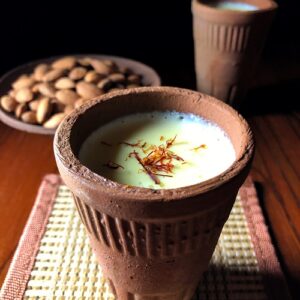 Kesar Badam Milk | Cosy Winter Drink