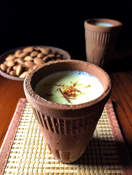 Kesar Badam Milk | Cosy Winter Drink