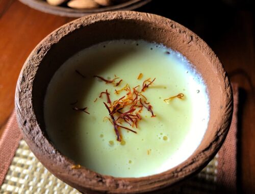 Kesar Badam Milk | Cosy Winter Drink