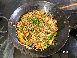 Fried Brown Rice with Egg
