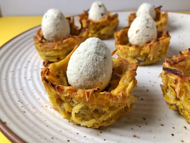 Potato Bird Nest | Egg-Free Easter Recipe