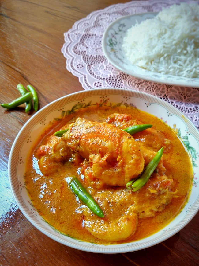 Prawn Malai Curry | Bengali Chingri Malai Curry
