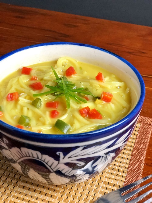 One-Pot Coconut Curry Noodles