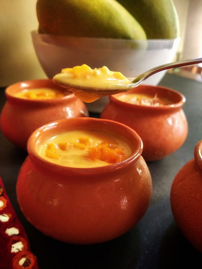 Mango Phirni | Mango Rice Pudding
