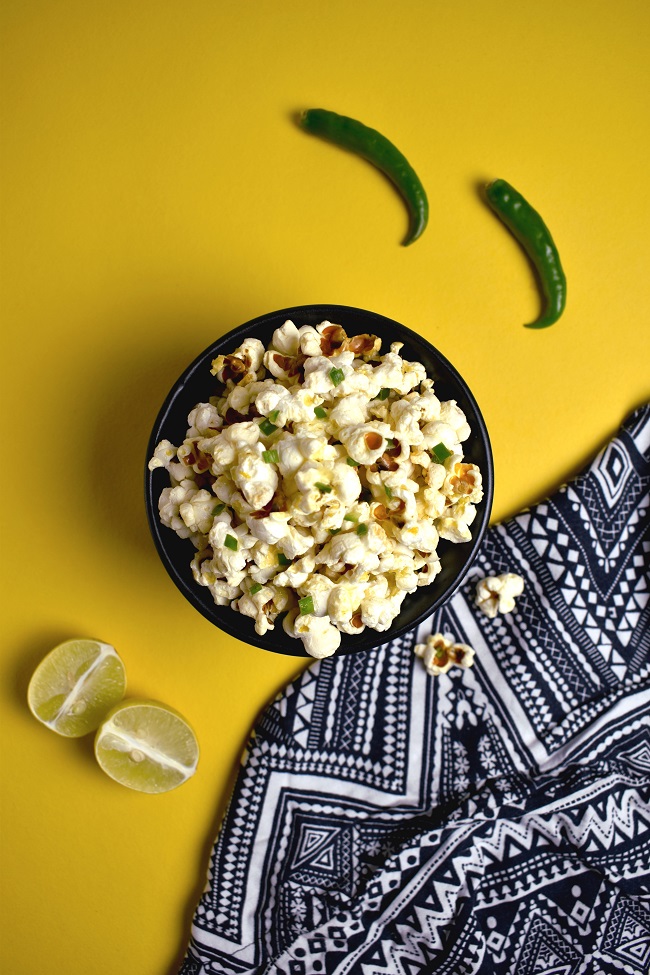 Chilli And Lemon Popcorn