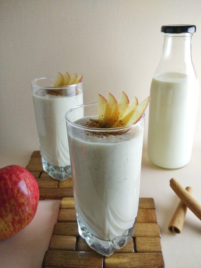 Apple Pie Smoothie | Apple Cinnamon Milkshake
