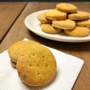 Quick Parmesan Biscuits Recipe - Made without Eggs and Butter