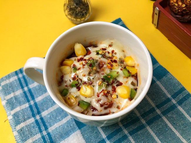 Microwave Mug Pizza In Less Than 3 Minutes
