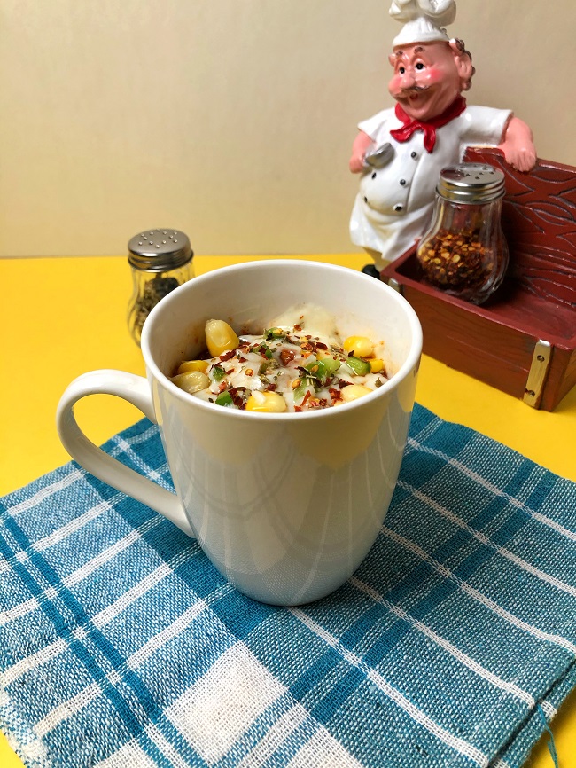 Microwave Mug Pizza In Less Than 3 Minutes