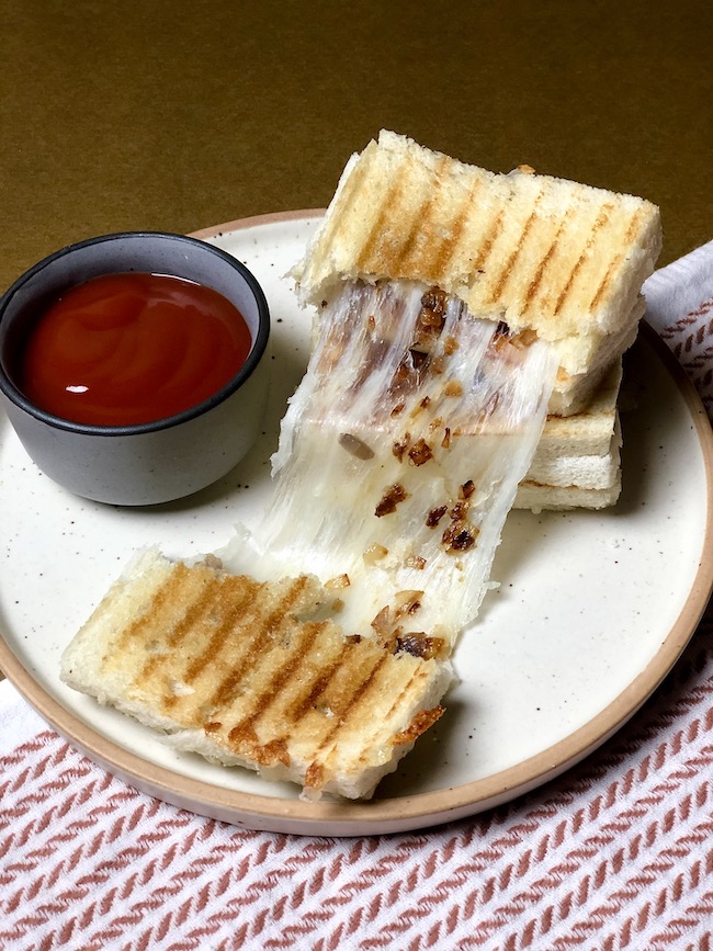 Grilled Cheese and Onion Sandwiches