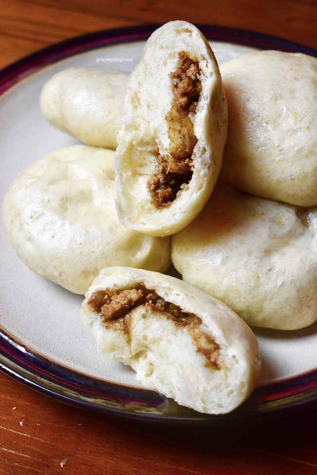 Steamed Teriyaki Chicken Buns/Bao (Baozi)