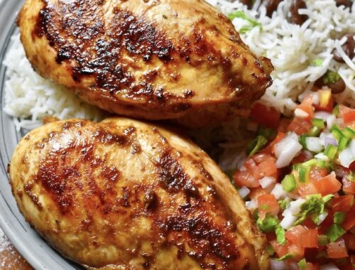 Easy Jamaican Jerk Chicken With Coconut Rice And Beans