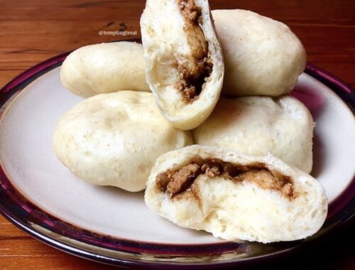 Steamed Teriyaki Chicken Buns/Bao (Baozi)