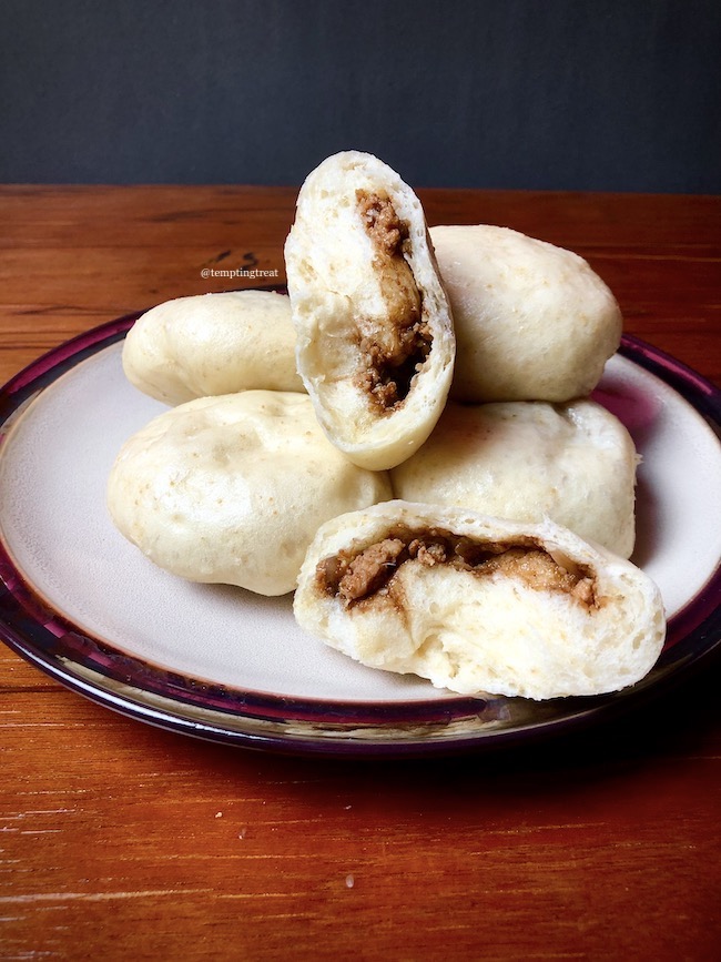 Steamed Teriyaki Chicken Buns/Bao (Baozi)