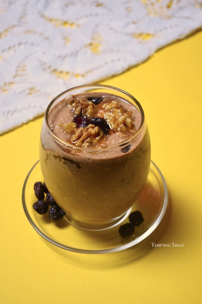 Healthy Chocolate Overnight Oats Recipe