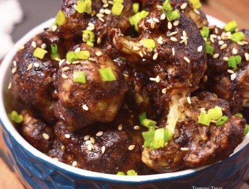 Baked Teriyaki Cauliflower | Healthy Gobi Pakora Recipe