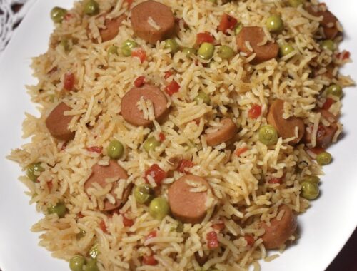 One-Pot Sausage Rice or Pulao